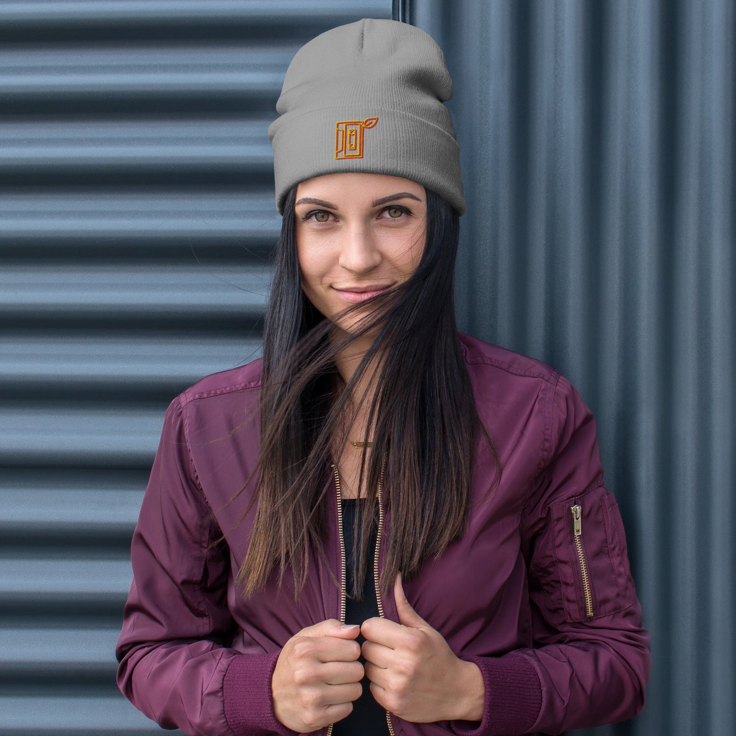 TC Cassette Embroidered Beanie