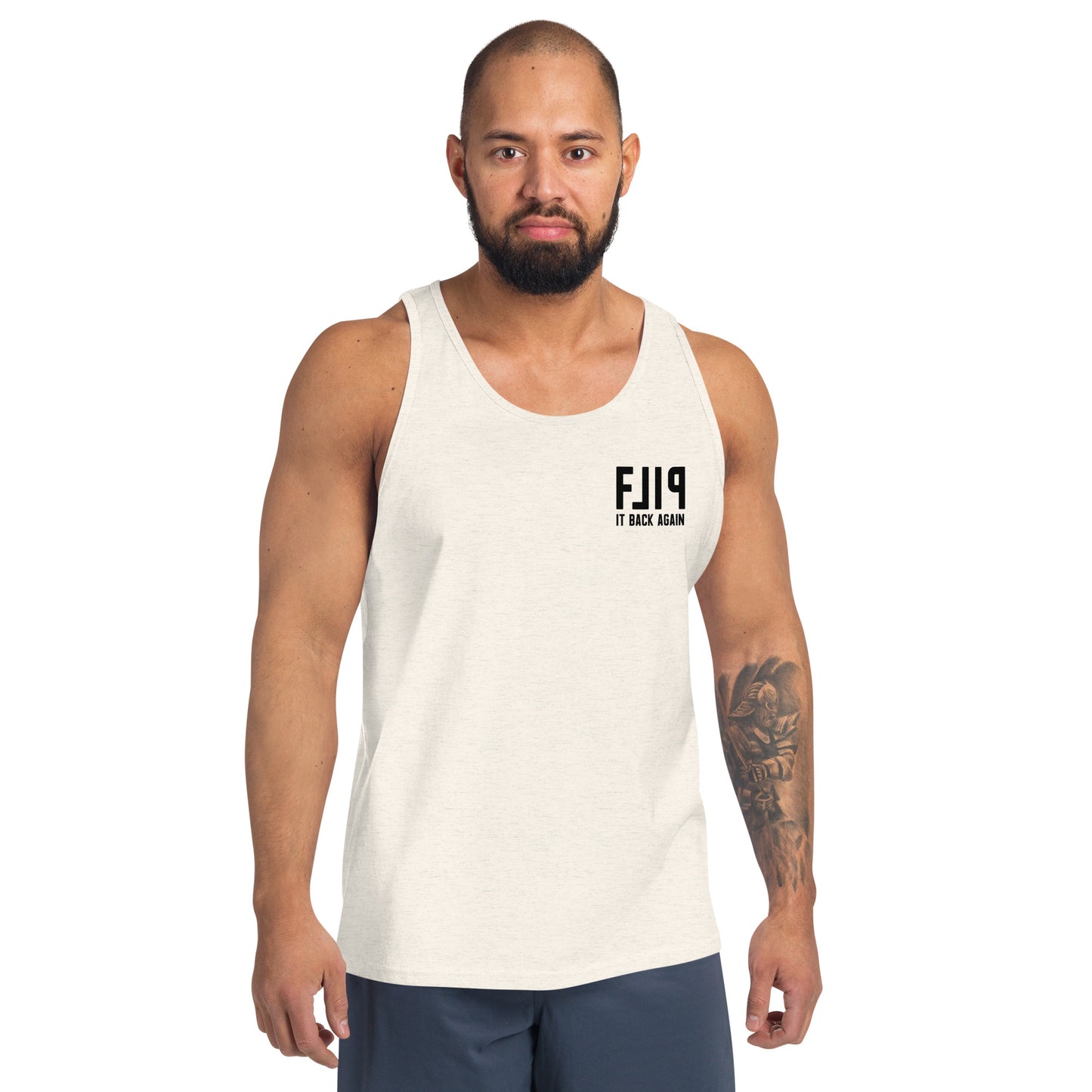 Flip It Back Again Light Men's Tank Top