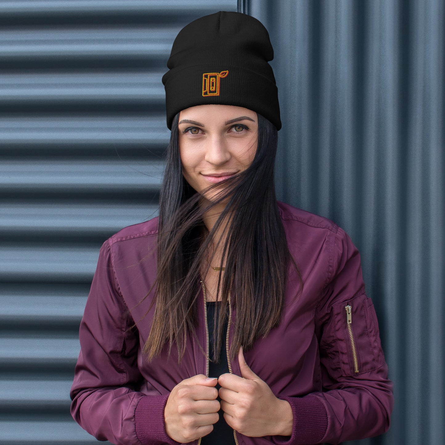 TC Cassette Embroidered Beanie