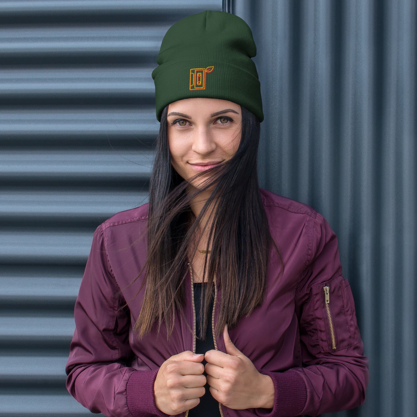 TC Cassette Embroidered Beanie