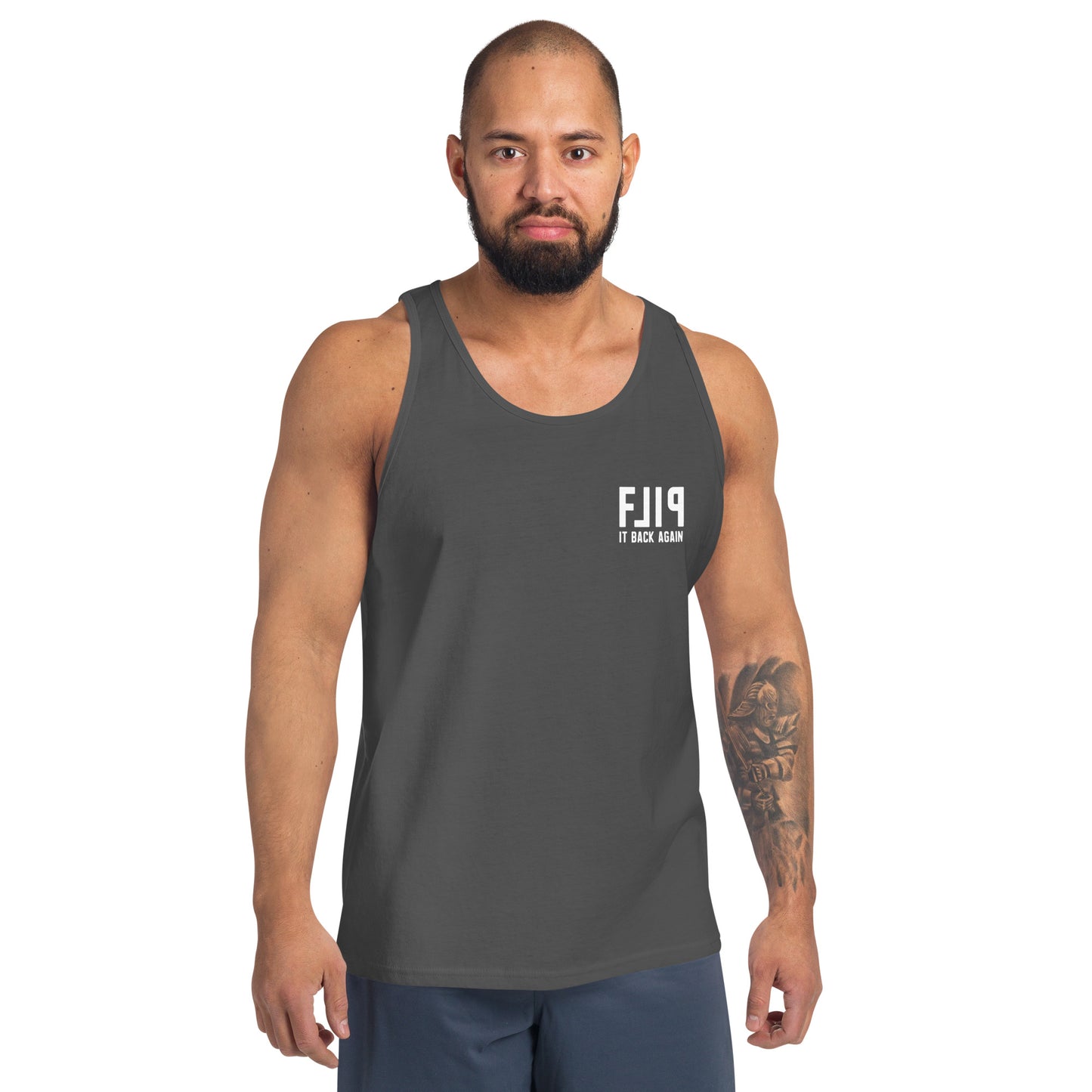 Flip It Back Again Dark Men's Tank Top