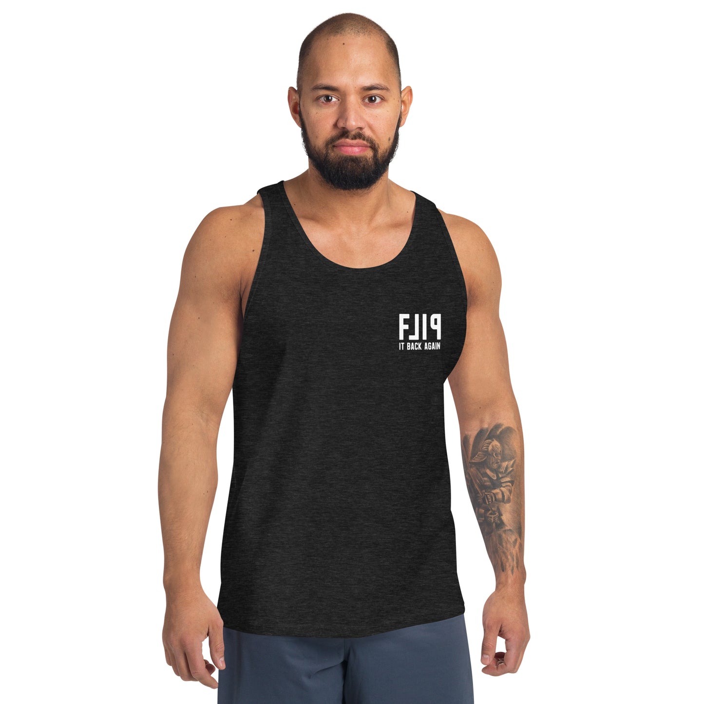 Flip It Back Again Dark Men's Tank Top