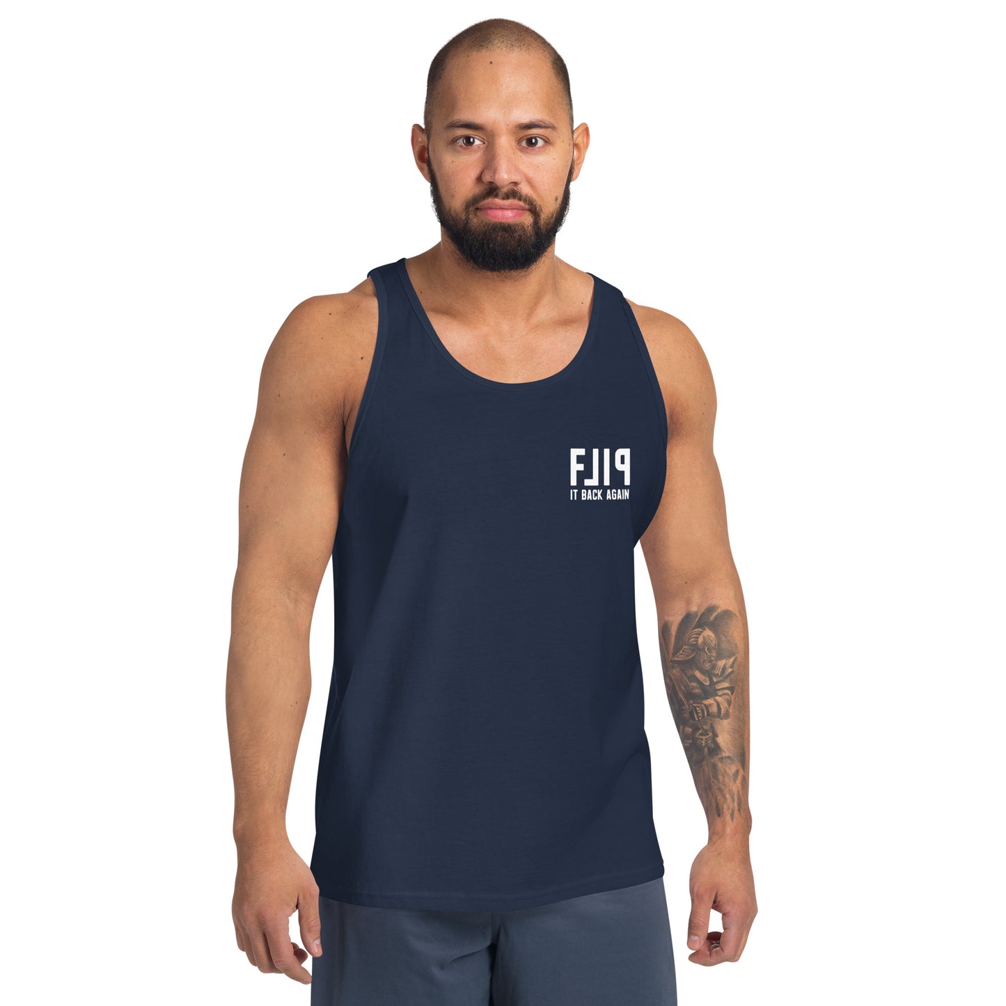 Flip It Back Again Dark Men's Tank Top
