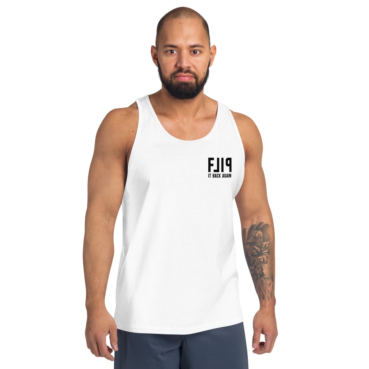 Flip It Back Again Light Men's Tank Top