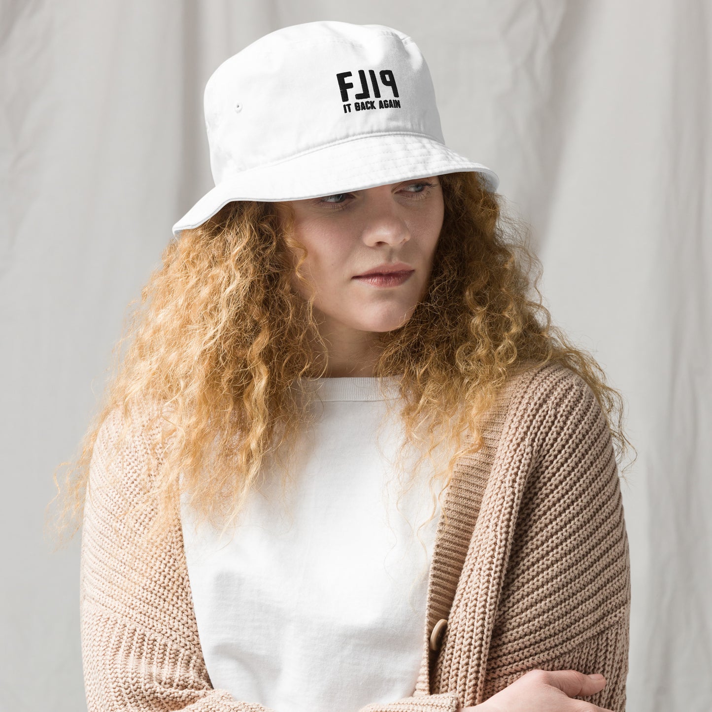 Flip It Back Again Light Organic bucket hat