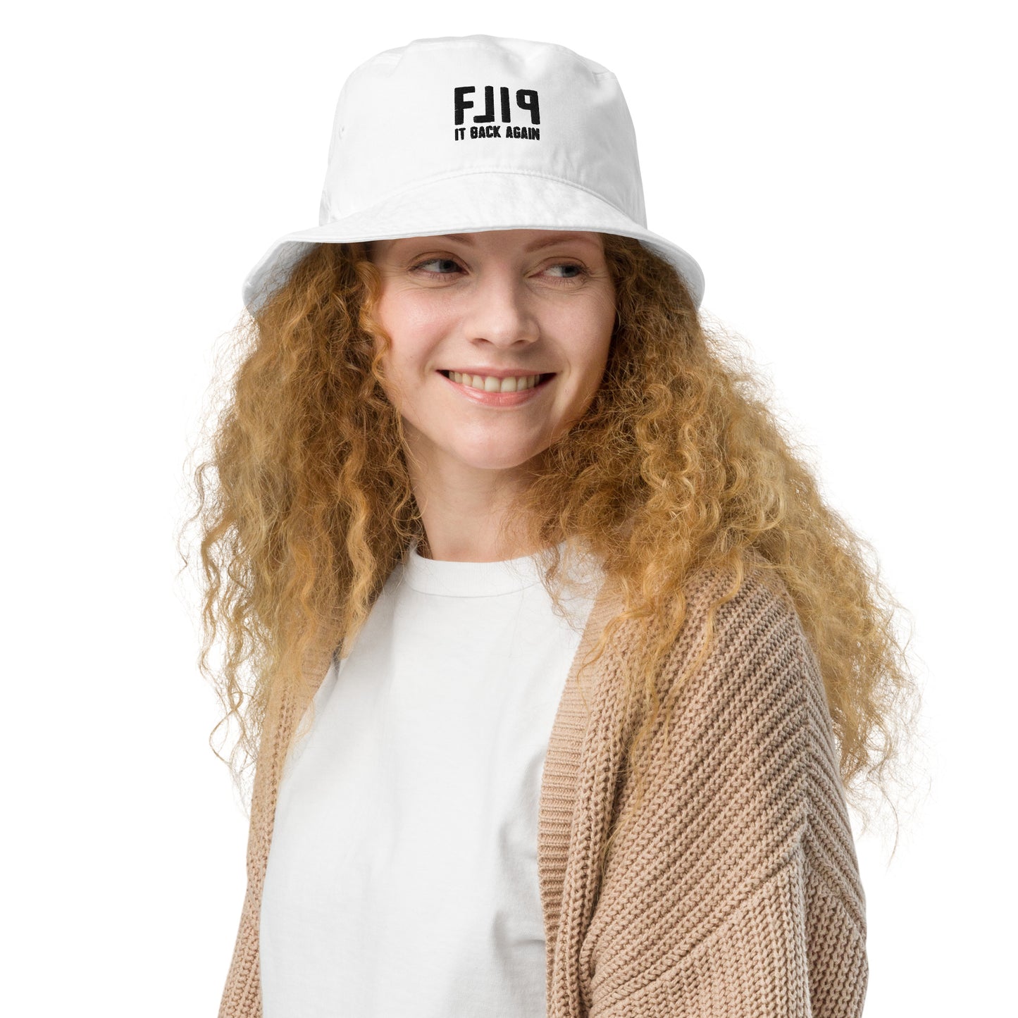 Flip It Back Again Light Organic bucket hat