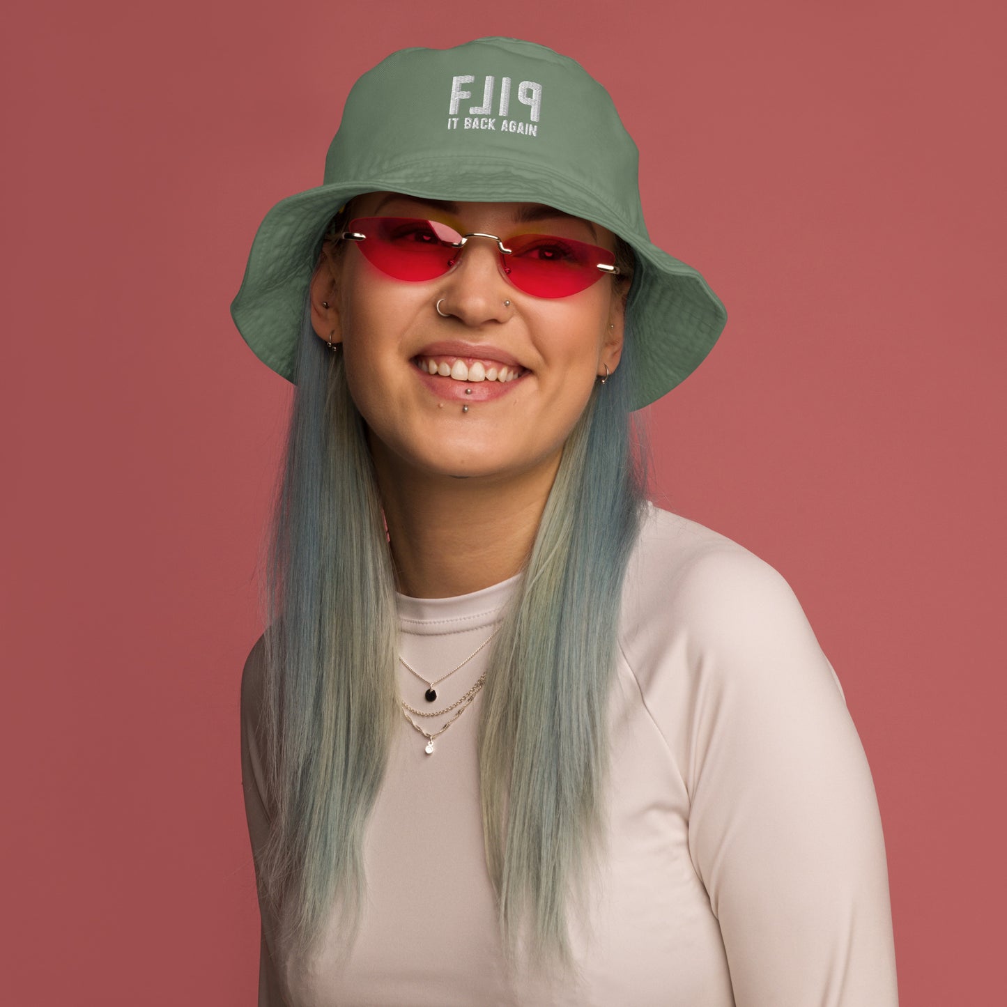 Flip It Back Again Organic bucket hat