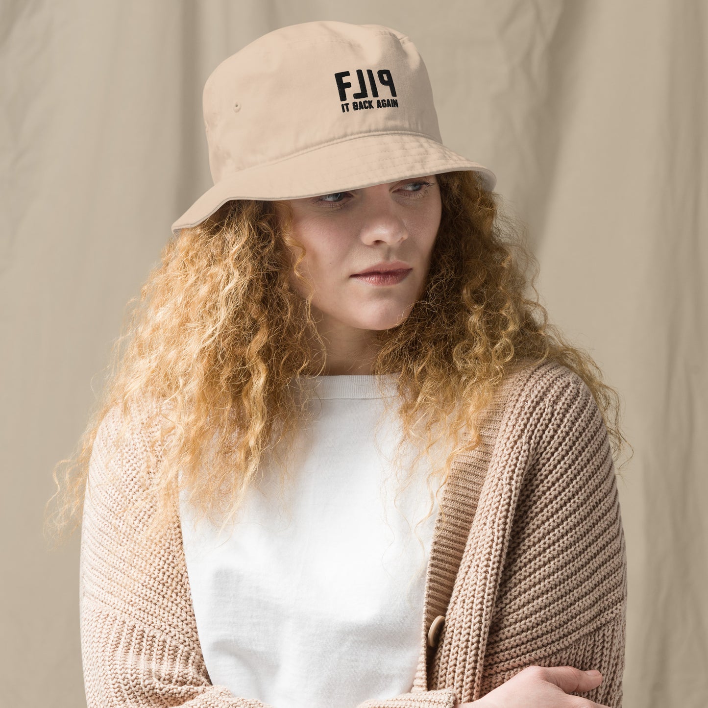 Flip It Back Again Light Organic bucket hat