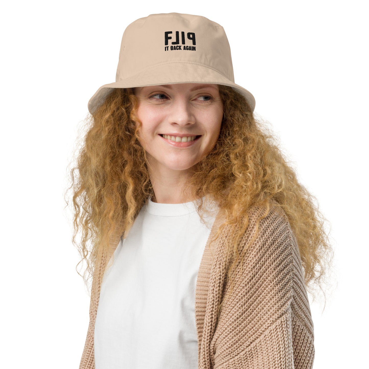 Flip It Back Again Light Organic bucket hat