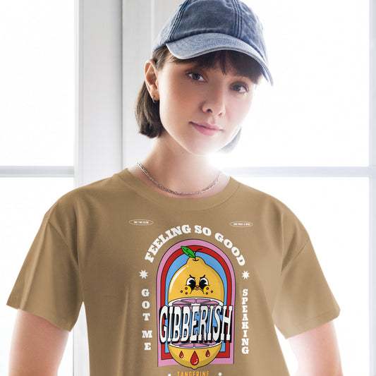 GIBBERISH Women’s crop top