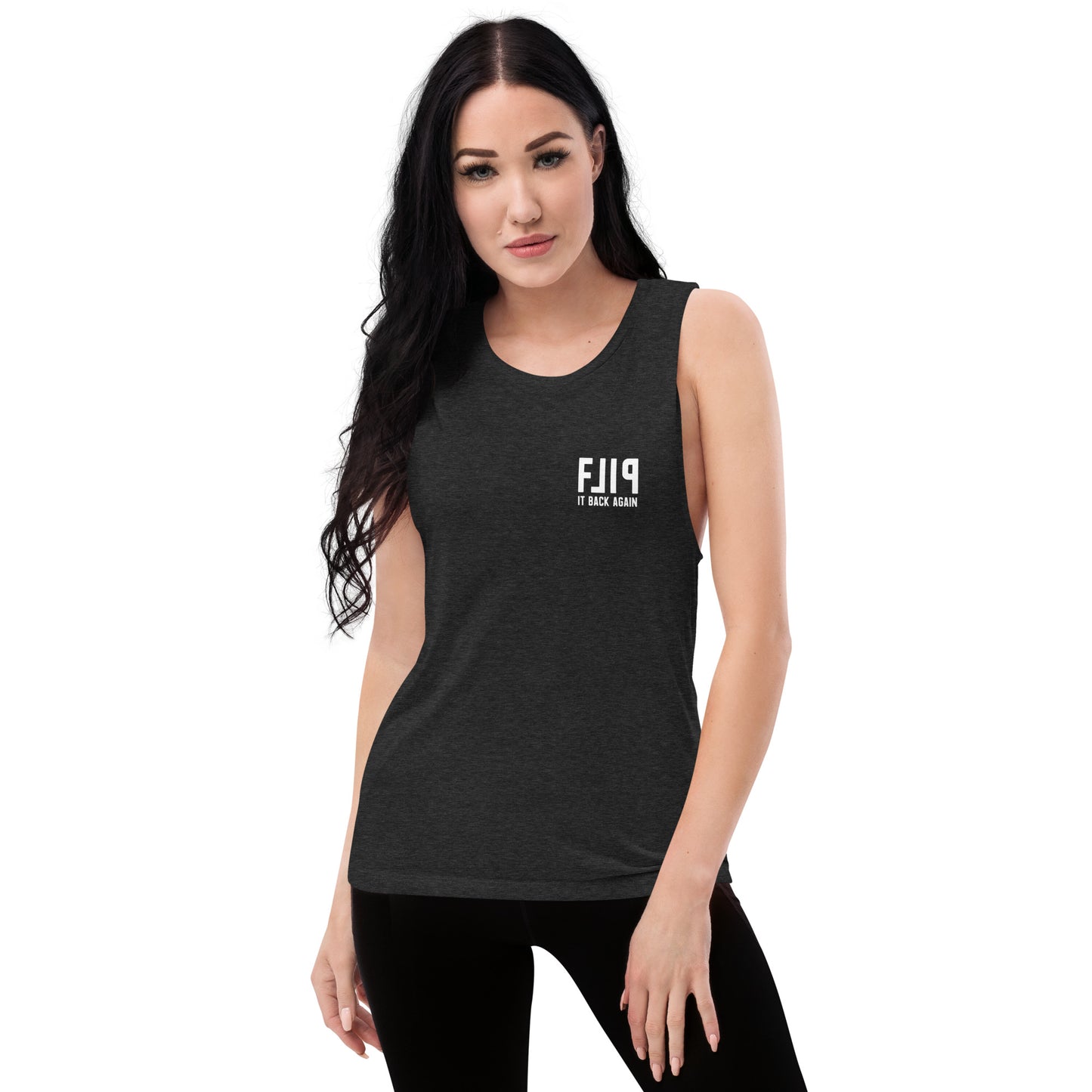 Flip It Back Again Ladies’ Muscle Tank