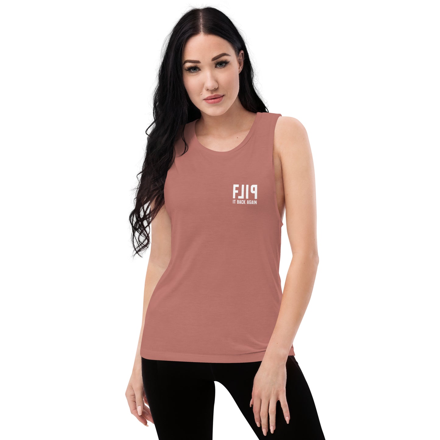 Flip It Back Again Ladies’ Muscle Tank