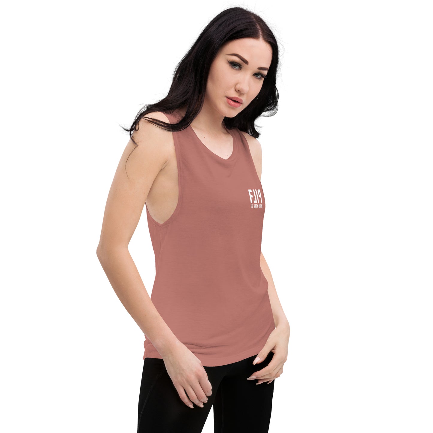 Flip It Back Again Ladies’ Muscle Tank