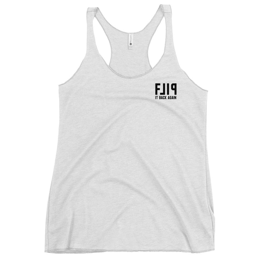Flip It Back Light Racerback Tank